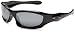 Oakley Men's Monster Dog Iridium Polarized Sunglasses,Polished Black Frame/Black Lens,one size