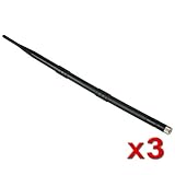 3 pack 9db Wireless PCI Card Network Range Extender Antenna for Linksys WET11, WET54G, WMP11 PCI Card, WPS11, WMP54G, WMP5...