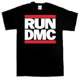 RUN DMC - Logo / Back-Print - Black T-shirt