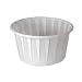 Solo 400-2050 4 oz White Treated Paper Pleated Souffle Portion Cup (20 Packs of 250 cups)