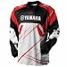 Carbon Yamaha Motorcycle Racing Jersey Red by One Industries