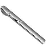 AZ Collection Silver Plated Tie Clip