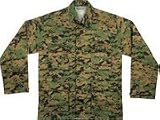 ULTRA FORCE BDU SHIRT - WOODLAND DIGITAL- Poly Cotton Twill Material - Size 2XL