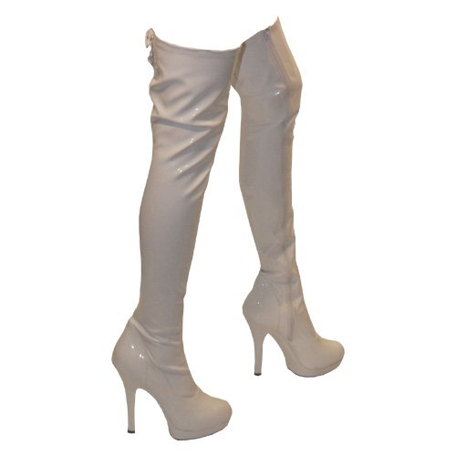 Nitelife Lucy - White Patent - Size 8