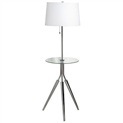30510CH - Hunter / Kenroy Rosie Floor Lamp w/Glass Tray