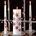Autumn Leaves Unity Candle Pillar and Matching Tapers