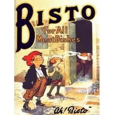 Bisto - For All Meat Dishes - Mini Metal Wall Sign