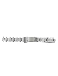 Swiss Army Officers Ratchet Silver Tone Stainless Steel 17/8mm Watch Bracelet