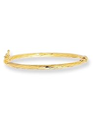 Kids 14K Gold Twisted Cable Bangle