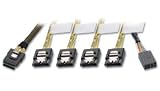 LINDY Mini SAS to 4 x SATA Cable 0.5m