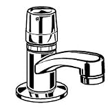 Buy Delta Faucet 701-HDF Metering, Single Handle Metering Slow-Close Lavatory Faucet,... by DELTA FAUCET