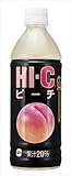 Hi-C ピーチ 500ml PET×24本【１ケース】
