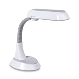 OttLite U15WG8 Refresh Table Lamp in White