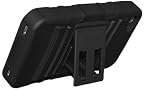 Amzer AMZ93676 Hybrid Kickstand Case with Holster for iPhone 4/4S (Black)