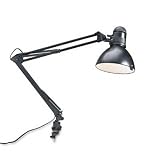  : Catalina Lighting W2000BLK Incandescent 34 reach swing arm clamp-on lamp, black