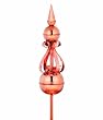 28" Handcrafted "Hemera" Pure Polished Copper Cupola Finial