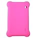 Silicone Rubber Case Cover for 7'' 7 inch Android Capacitive Table PC #01 hot pink