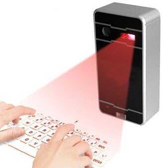 Wireless Laser Projection Bluetooth Virtual Keyboard for Iphone, Ipad, Smartphone and Tablets(Black)