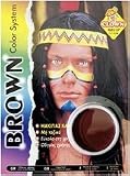 LOT de 2:Maquillage marron 70286 déguisement Maquillage festif