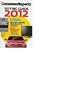 Consumer Reports Buying Guide 2012