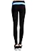 Baleaf Women's Yoga Running Active Ankle Legging Hidden Pocket Little Boy Blue Size S