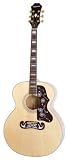 Epiphone EJ-200 Super Jumbo Acoustic Guitar, Natural