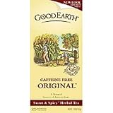 Good Earth Teas Original, Caffeine Free, 25-Bag (Pack of 6)