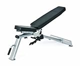 Horizon 100693 Banc de Fitness Multifonction Adonis Trainings, Argent/noir