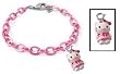 CHARM IT! Hello Kitty Pretty in Pink Charm & Pink Link Bracelet Set