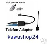 TOP Western Adapter RJ11 auf 3,5 Klinke Telefon Headset
