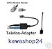 TOP Western Adapter RJ11 auf 3,5 Klinke Telefon Headset