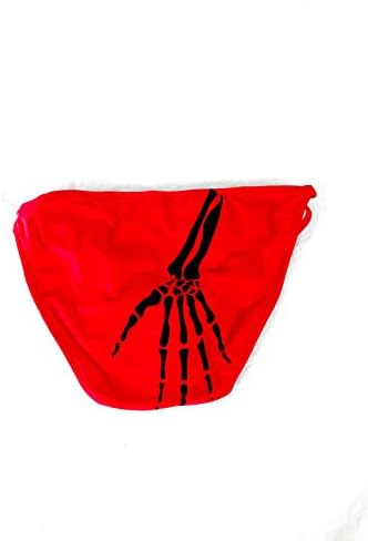 Red Skeleton Hands Punk Bikini