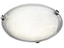 Kenroy Home 90672BNI Aero 2-Light Flush Mount, Brushed Nickel