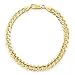 14k Yellow Gold Curb Men's Bracelet (8")