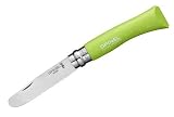Opinel Kindermesser, rostfrei, Buchenholz, grün