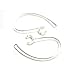 SODIAL(R) 2 New Clear Ear Hooks for Plantronics Discovery 975 925 Modus HM3500 HM3700 HM1000 HM1100 HM1700 Savor M1100 Marque M155 M100 MX100 Bluetooth Headset Ear Loops Clips Stabilizers Earhooks Earloops Earclips Earstabilizers Replacement HM-1000 HM-1100 HM-3500 HM-3700 HM-1700 M-100 MX-100 M-155 M-1100 Replacement