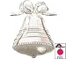 Large Wedding Bell Mylar Balloons 26" Great for Decorating!