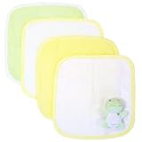 Piccolo Bambino Washcloths & Toy Set - Green Frog