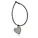 Harboring Grunge Beaded Heart Pendant (Earth Element)