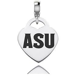 Arizona State Sun Devils Heart Drop Charm