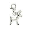 Sterling Silver Polished Deer Novelty Charm