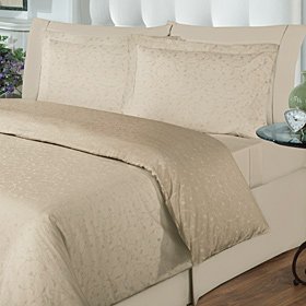 Organic Cotton 300 tc Jacquard Full/Queen Duvet Cover Set Organic Cotton 300 tc Jacquard Full/Queen Duvet Cover Set