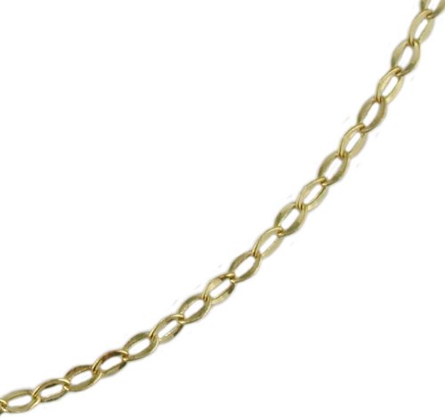 18KT Oval Link Chain - 16 Inch The Judy Mayfield Collection