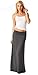 Popana Womens Long Maxi Skirt Cover Up Casual Fold Over Plus Size Summer Skirts