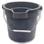 14 Quart Grey Plastic Bucket (10-0136) Category: Mop Buckets and Wringers