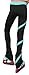 ChloeNoel Figure Skating Spiral Pants P06 Turquoise Child Large