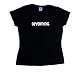 Wyoming text Black Ladies T-Shirt