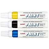 SAN63743 Uni-paint Marker, Broad Tip, White