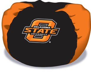 Buy Oklahoma State Cowboys Team Beanbag Chair 32x32 - NCAA College Athletics Sports Team Merchandise by Biederlack