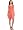 Maternal America Women's Maternity Criss Cross Shoulders Dress, Coral, X-Small